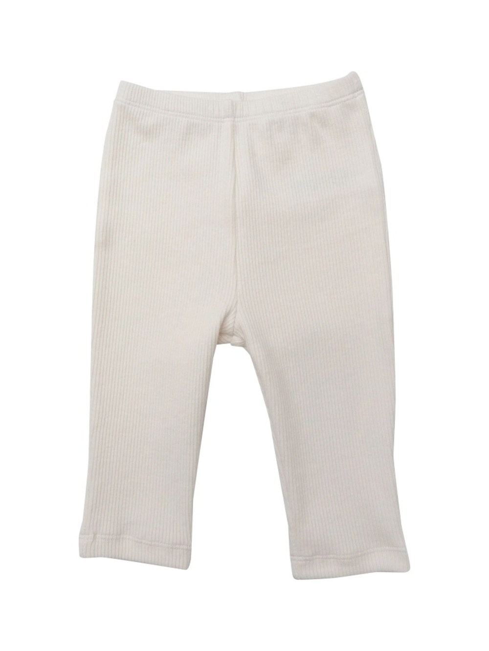 NWT Angel Dear Ribbed Leggings Sugar Swizzle Cream/White 4T